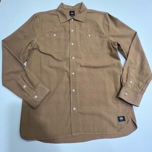 Vans Men's Brown Button Down Shirt